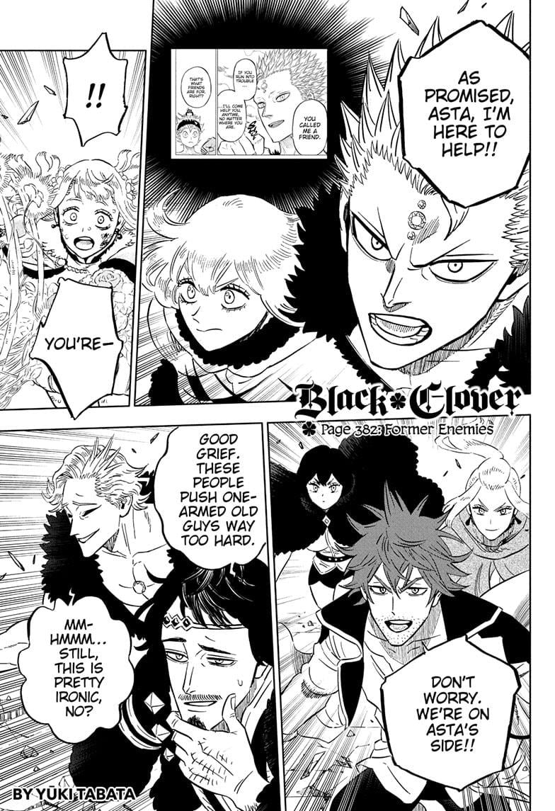 Read Black Clover Chapter 382 - blackclover.com.lv | High Quality Manga Image 1