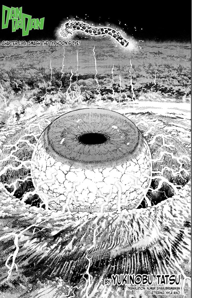 Dandadan Chapter 198 - Page 1 - dandadan Chapter 198 - Smash the Typhoon's Eye! manga