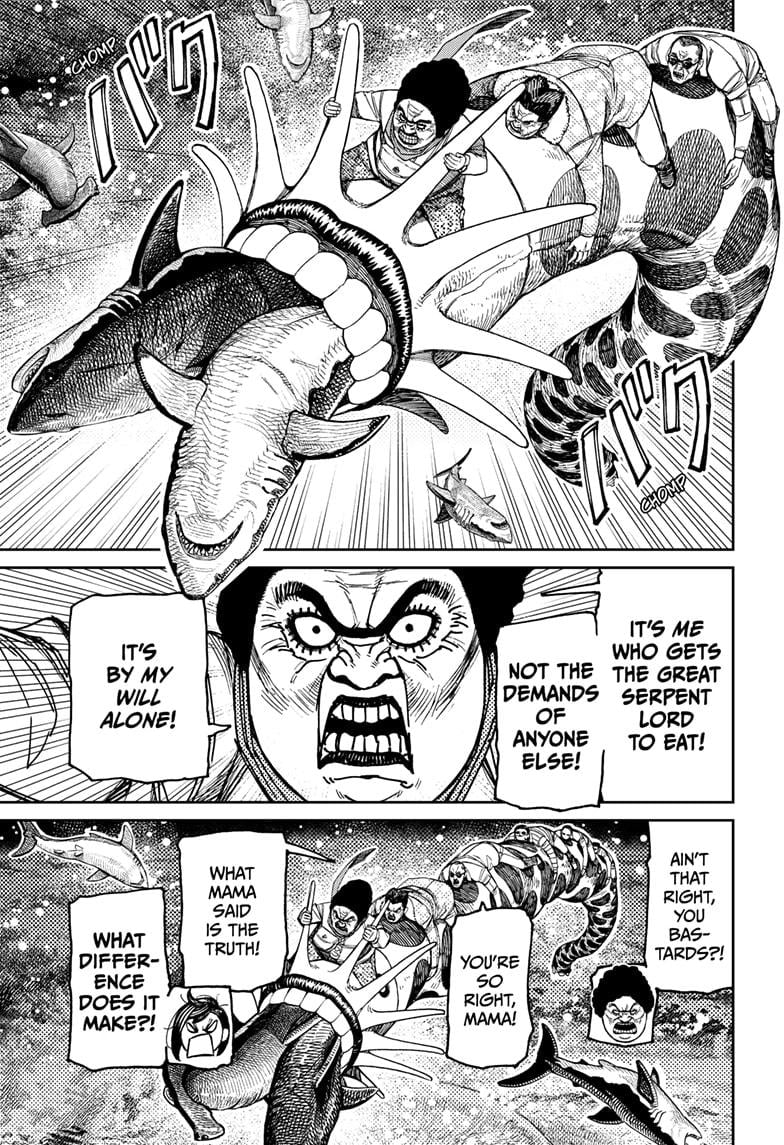 Dandadan Chapter 198 - Page 11 - dandadan Chapter 198 - Smash the Typhoon's Eye! manga
