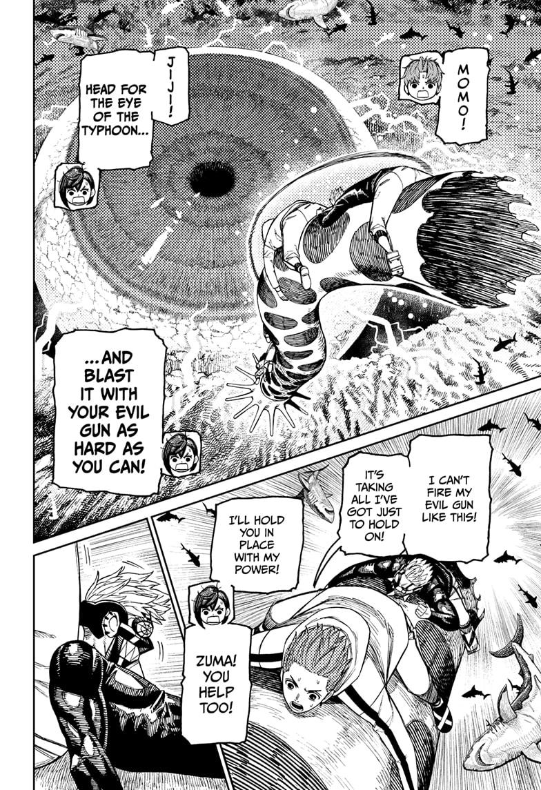 Dandadan Chapter 198 - Page 2 - dandadan Chapter 198 - Smash the Typhoon's Eye! manga