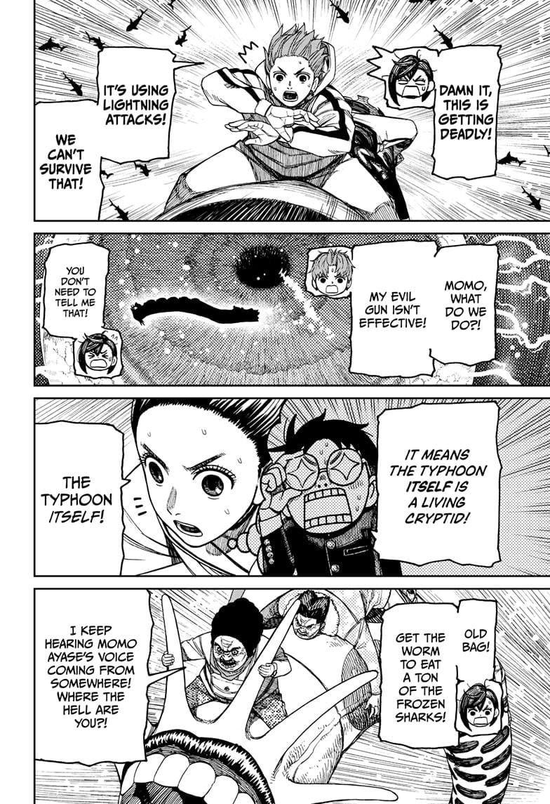 Dandadan Chapter 198 - Page 8 - dandadan Chapter 198 - Smash the Typhoon's Eye! manga