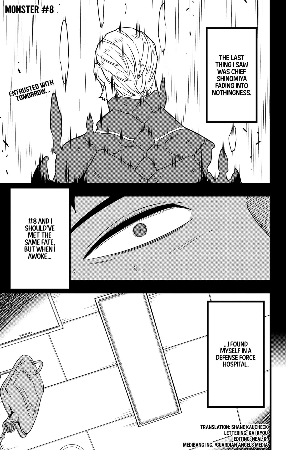 Read Kaiju No 8 Chapter 129 - kaiju-no8-manga.com | High Quality Manga Image 1