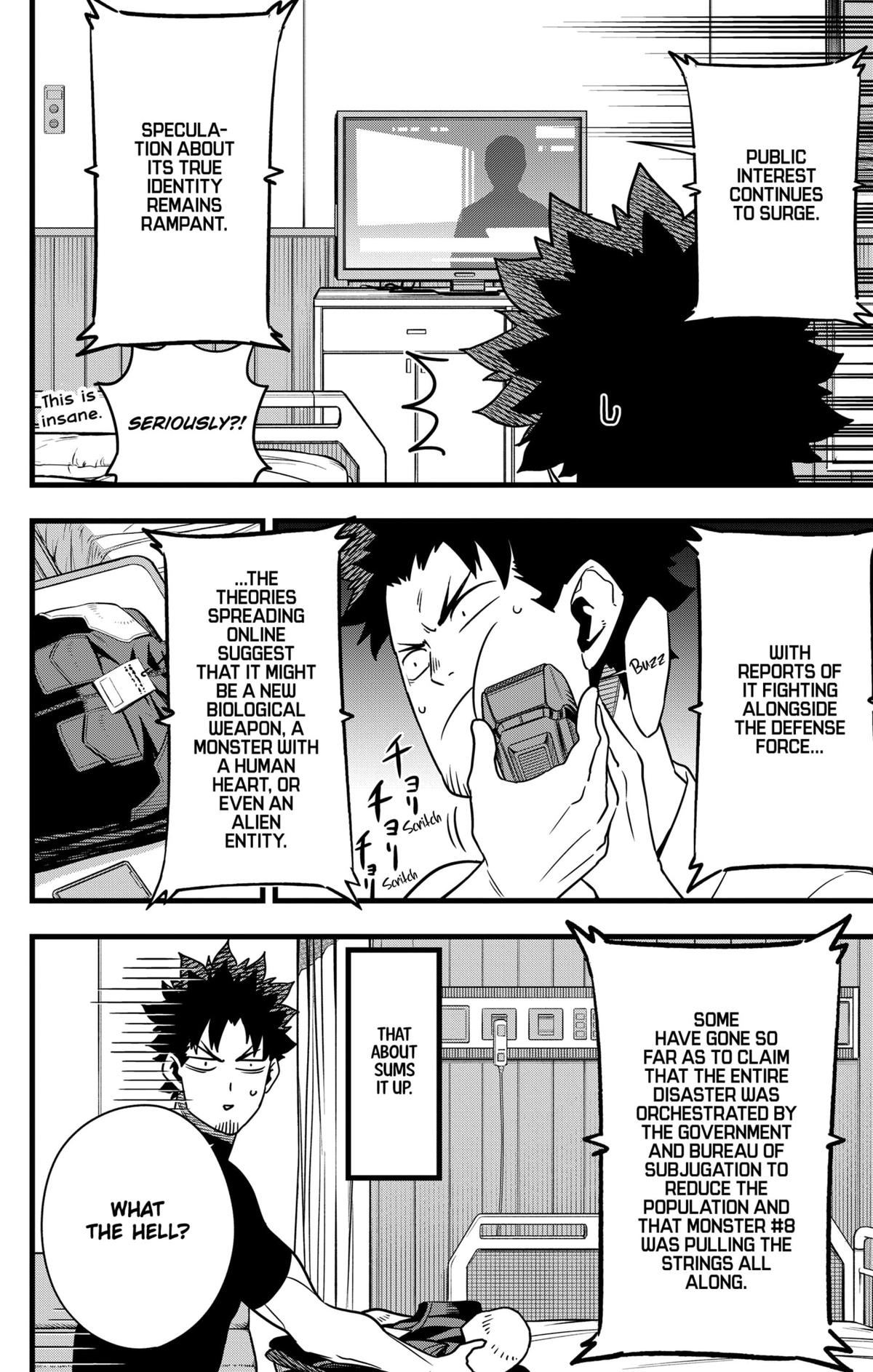 Read Kaiju No 8 Chapter 129 - kaiju-no8-manga.com | High Quality Manga Image 5