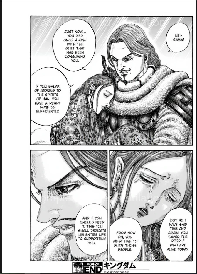 Kingdom, chapter 842