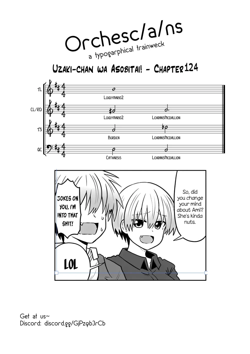 Uzaki-chan Wants to Hang Out, Chapter 124