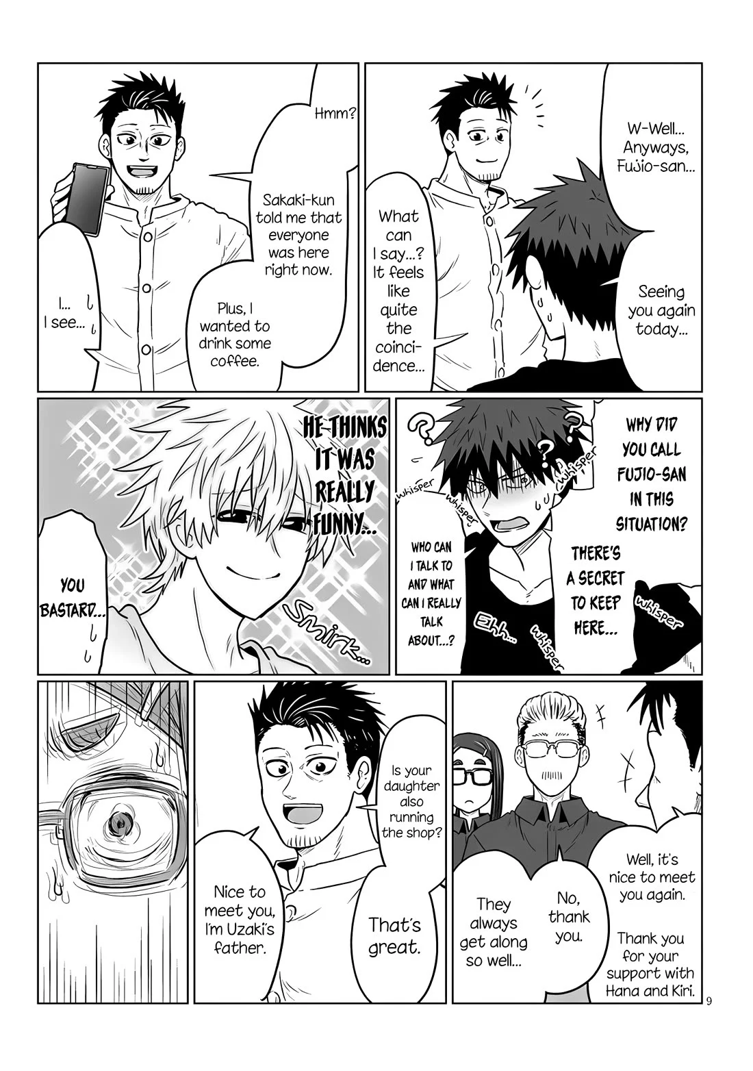 Uzaki-chan Wants to Hang Out, Chapter 124