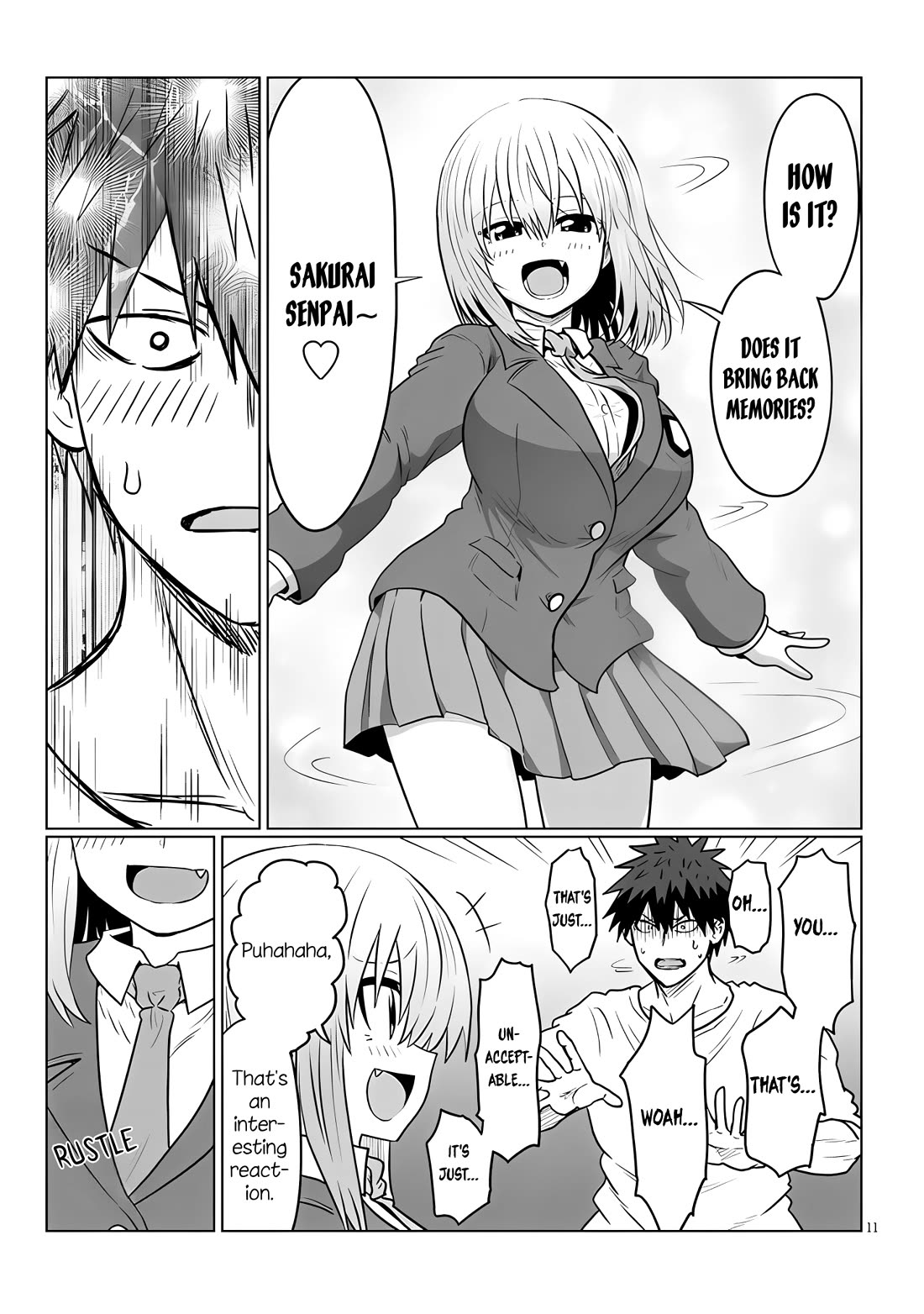 Uzaki-chan Wants to Hang Out, Chapter 125