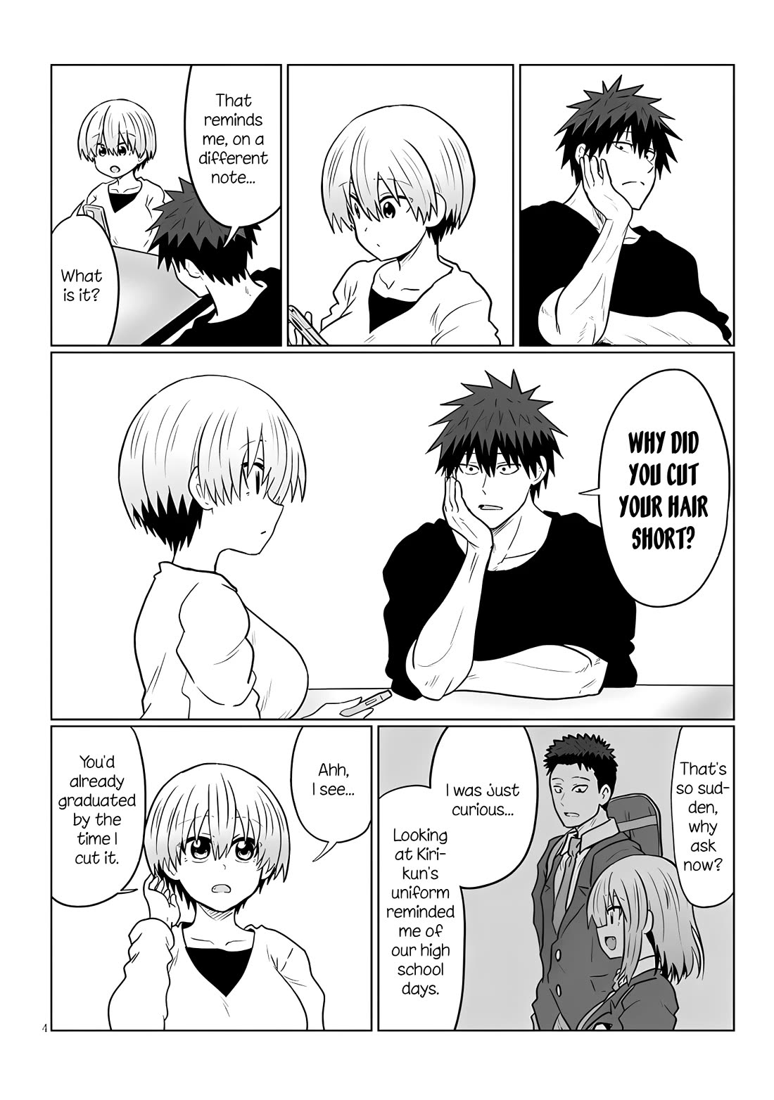 Uzaki-chan Wants to Hang Out, Chapter 125