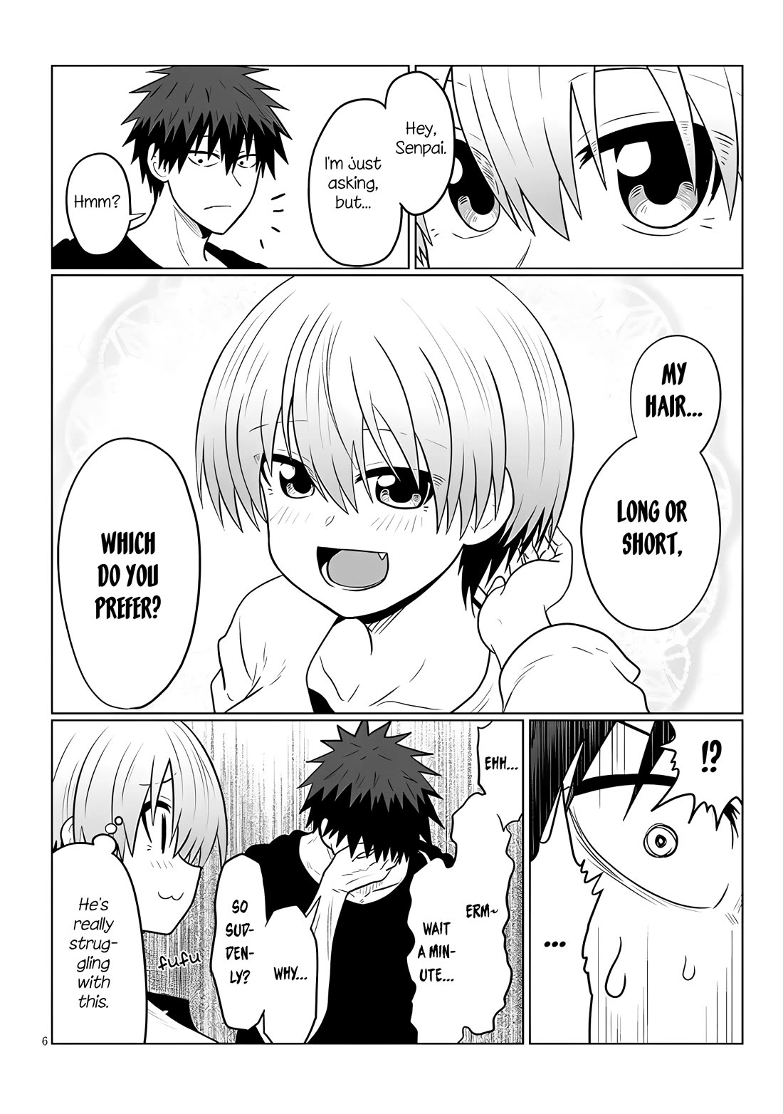 Uzaki-chan Wants to Hang Out, Chapter 125